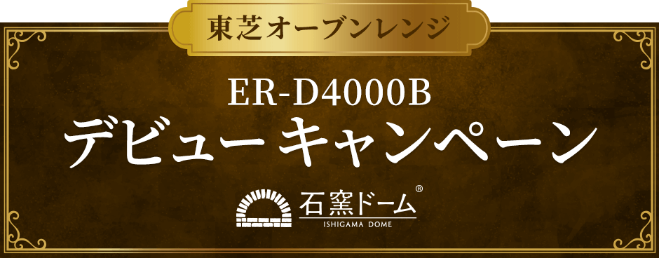東芝オーブンレンジ ER-D4000B デビューキャンペーン